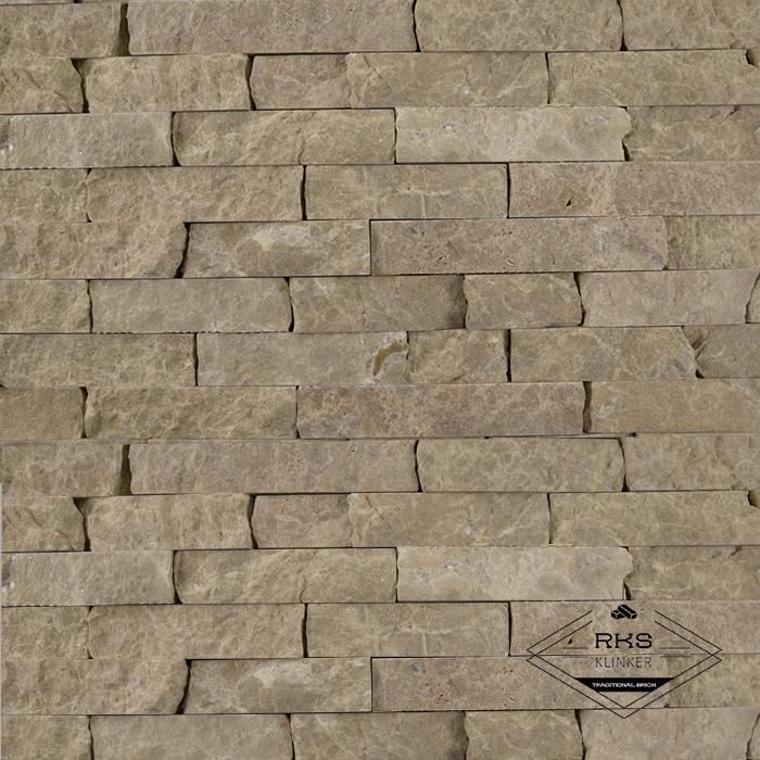 Фасадный камень Полоса - Мрамор Emperador Light в Орле